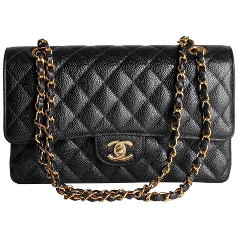 chanel caviar flap shoulder bag|Flap Bags .